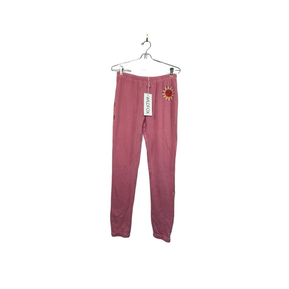 WILDFOX Del Sol Knox Sun Joggers Bubblegum NWT Size XS